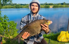 Ловля леща на реке Березина в Бобруйске